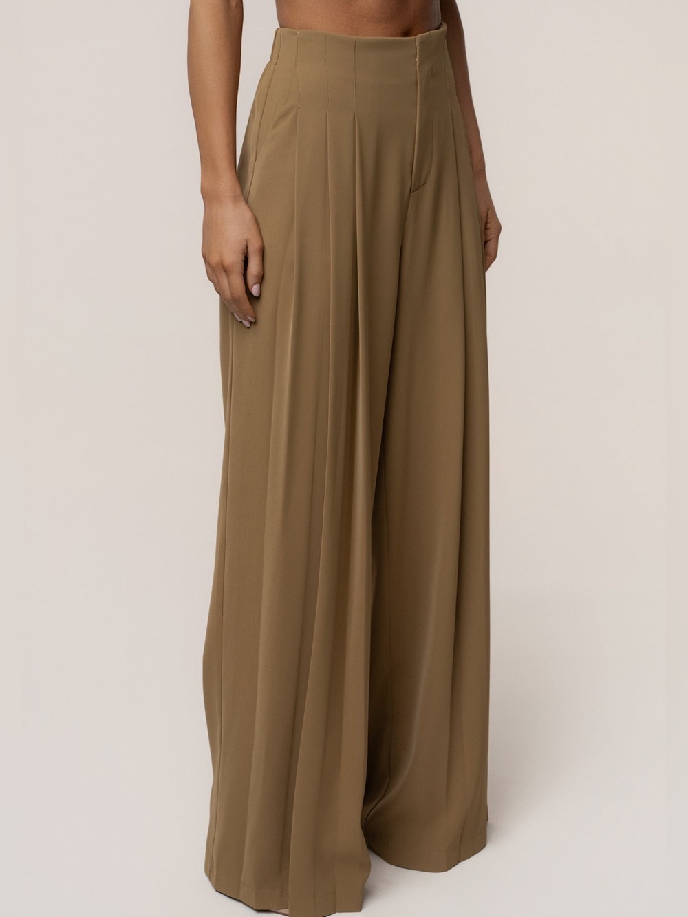 JLUXLABEL Olive Signature Elegance Trousers - Picture 10 of 14
